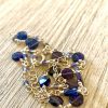 Faceted BLUE IOLITE Coin on 925 Sterling Foot Chain - Image 4