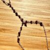 Elegant Hand Chain of Round Garnets and 925 Sterling - Image 4
