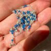 925 Sterling Silver Hand Chain with Brilliant NEON QUARTZ Sparkle - Image 4