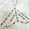 925 Sterling Silver Hand Chain with Brilliant NEON QUARTZ Sparkle - Image 2
