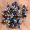 Statement Piece - Lapis Lazuli Hand Chain in 925 Sterling - Image 6