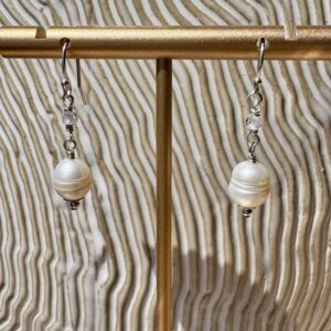 925 Sterling Earrings with Small Classic Pearls